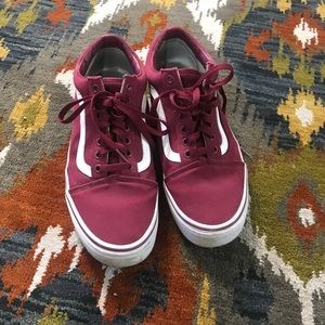 Maroon Vans